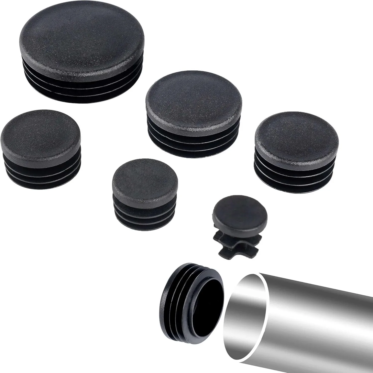 สีดํารอบท่อปลั๊ก 10-60 มม.พลาส - Plastic Pipe Clip บทวิจารณ์และราคา