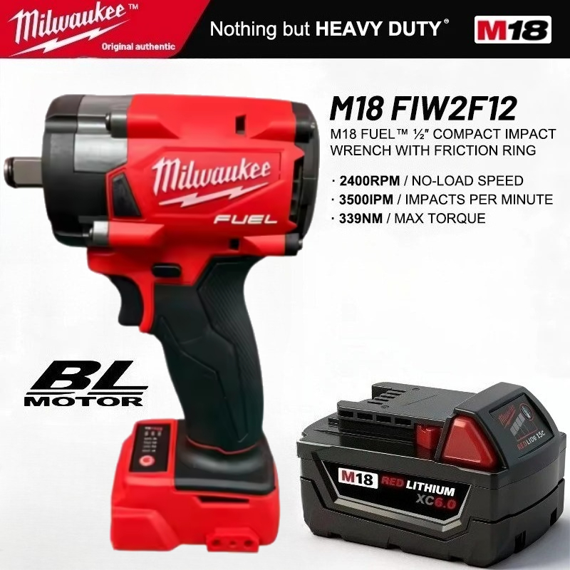 มิลวอกี FIW212 M18 FUEL ประแจบ - Milwaukee Drill M18 Fuel บทวิจารณ์และราคา