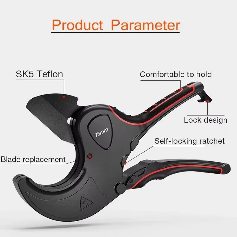 เครื่องตัดท่อ 42 มม.-75 มม. ตั - Pipe Cutter Ratchet บทวิจารณ์และราคา