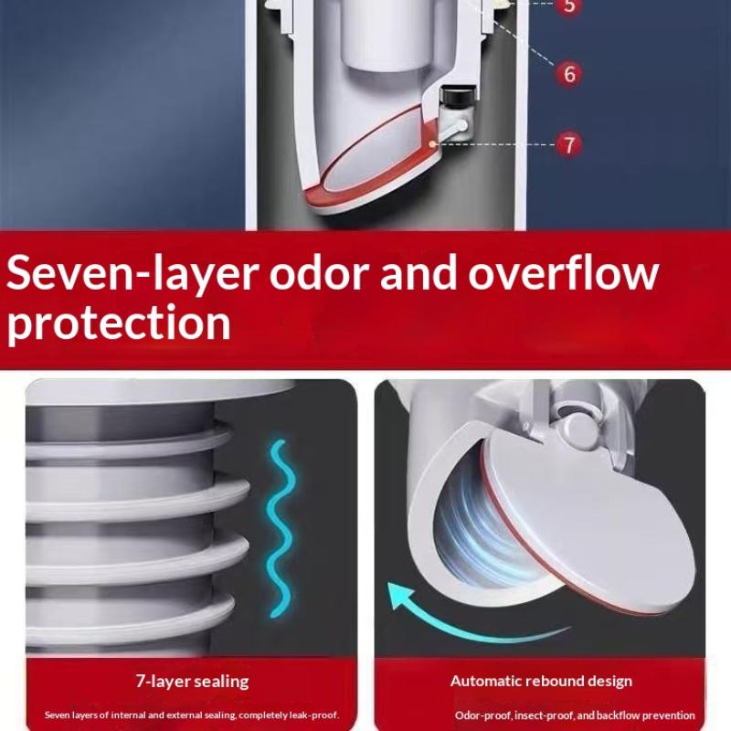 แหวนซีลท่อระบายน้ำในห้องน้ำ ป้ - Drain Pipe Clip บทวิจารณ์และราคา